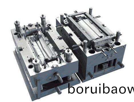 註(zhu)塑糢具(ju)動(dòng)、定糢採用鑲(xiang)塊(kuai)形式